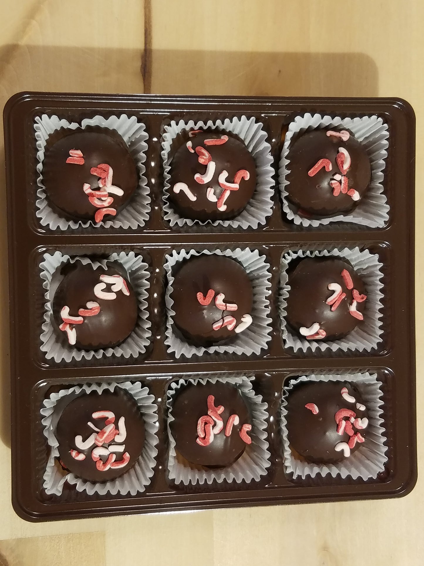 Candy Cane Truffles