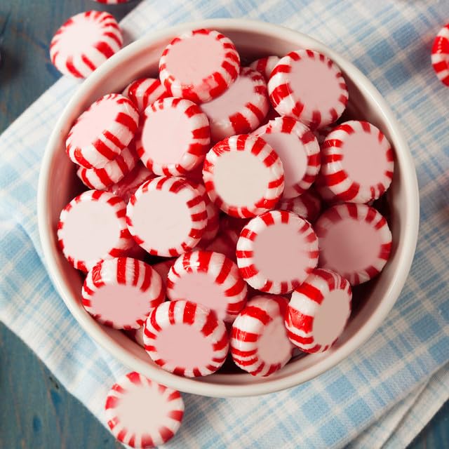 Starlight Peppermint Mints by Arcor - Hard Candy Individually Wrapped, 300 Count in Each Bulk Bag, Sweet Treats for Parties, Holidays & Office, Snacks for Adults & Kids - 4 lbs