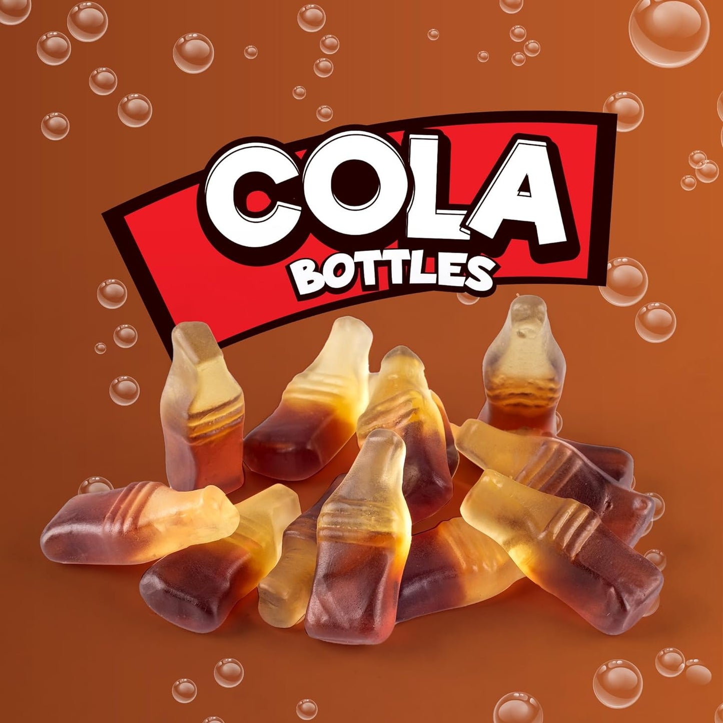 Candy Break Cola Bottles Gummy Candy - 4 Oz Bags (Pack of 12)