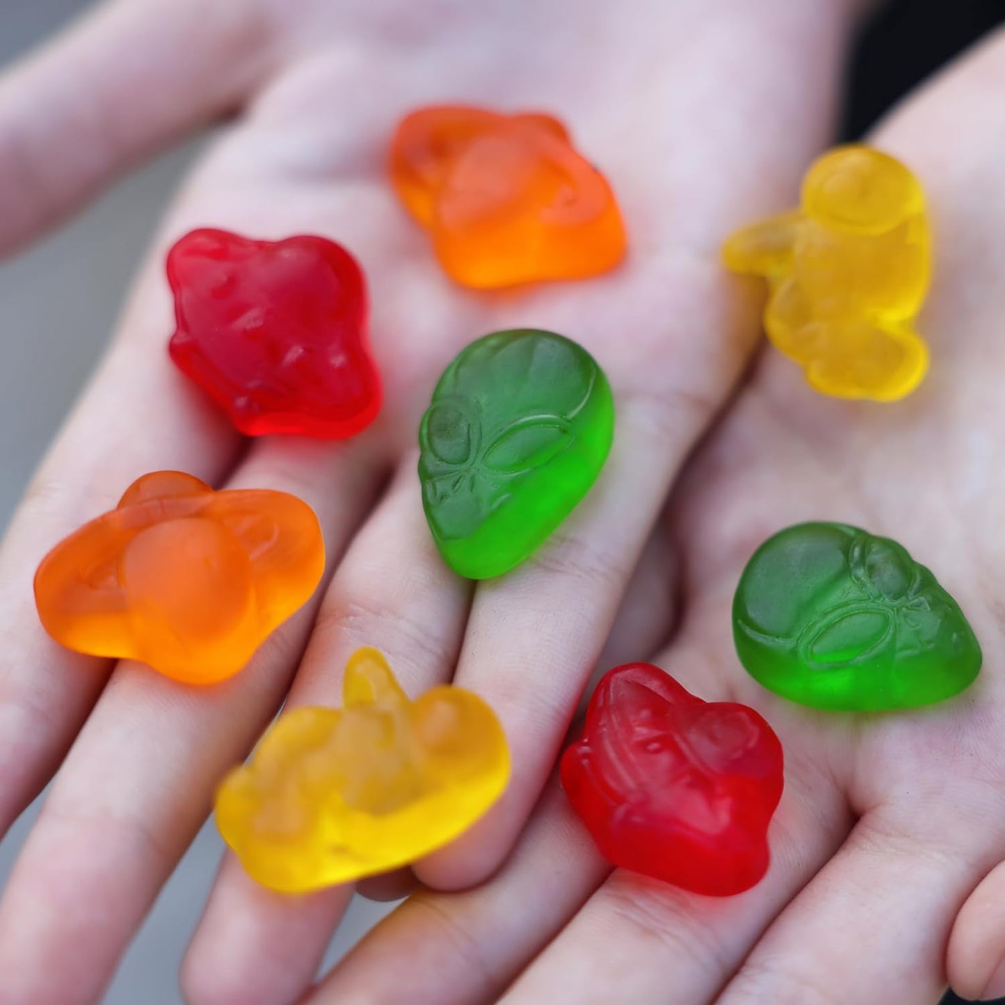 Candy Break Alien Mystery Gummy Candy - Individually Wrapped Share Size 4 Oz Bags (Pack of 12)