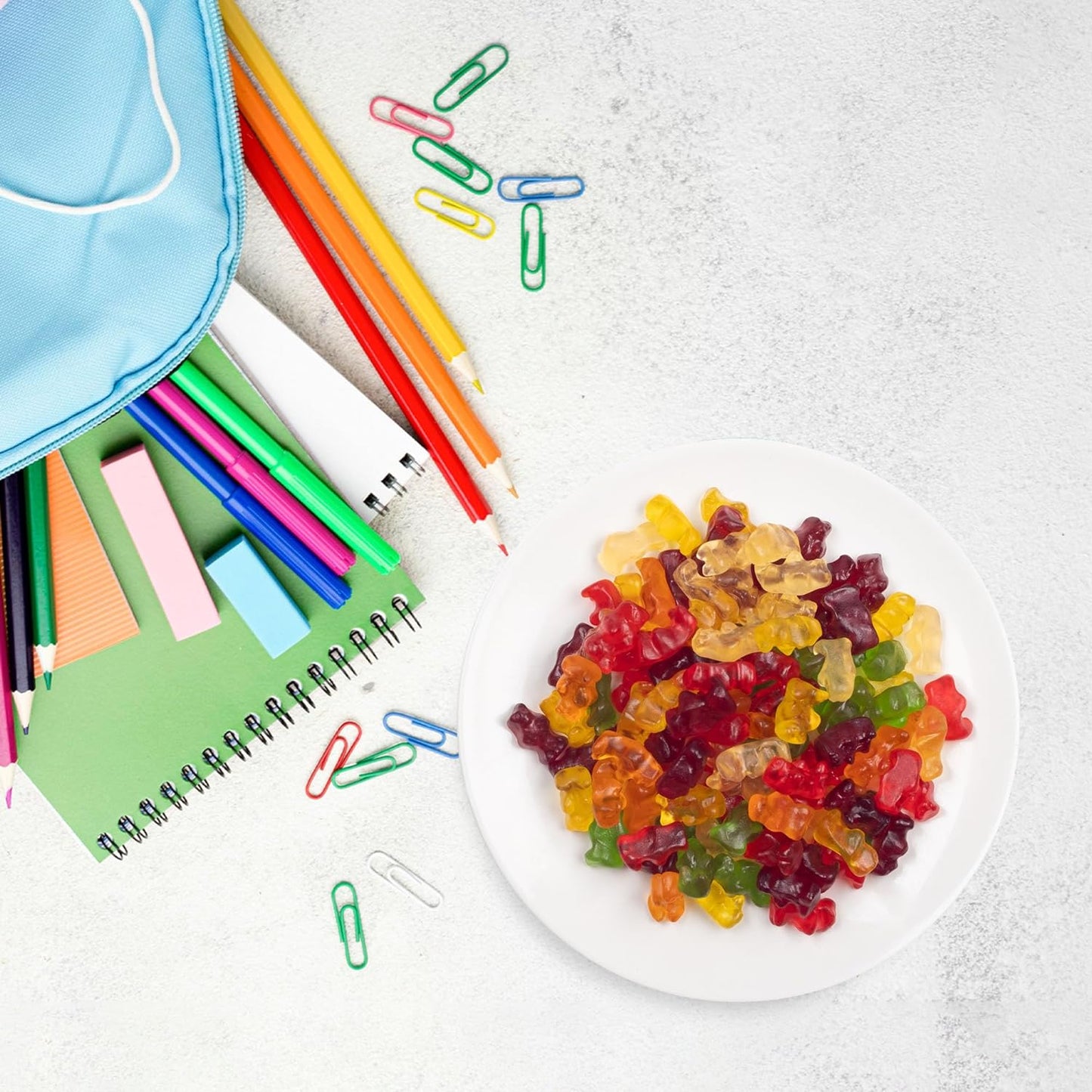 Candy Break 6 Flavor Gummy Bear - 5 lbs Bag