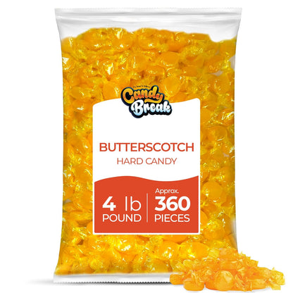 Butterscotch Hard Candy by Arcor - Individually Wrapped, 150 Count in Each Bulk Bag, Sweet Treats for Parties, Holidays & Office, Snacks for Adults & Kids