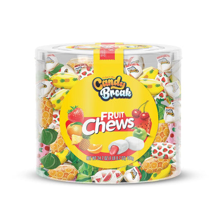Candy Break Toffix Center-Filled Soft Fruit Chews Candy - 24.7oz