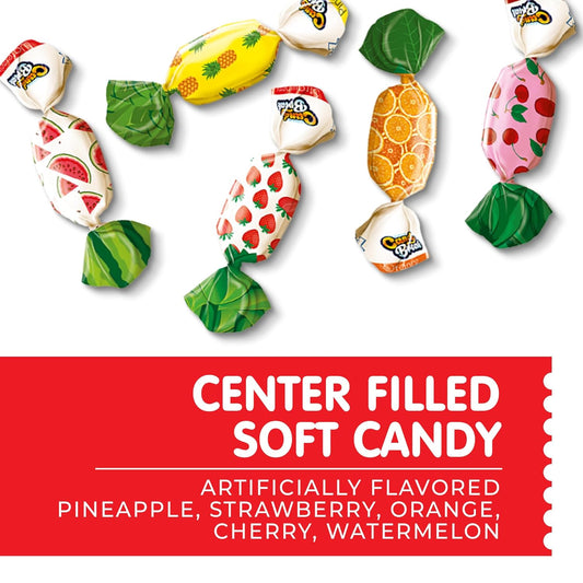 Candy Break Toffix Center-Filled Soft Fruit Chews Candy - 24.7oz