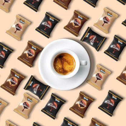 Candy Break Mix Coffee Drops - Center Filled Hard Coffee Candy - 2.2 lbs Bag