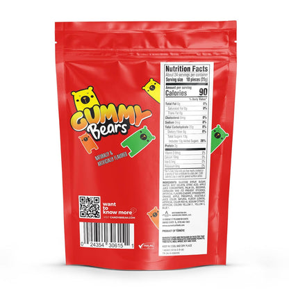 Béir Gúmaí Candy Break - Málaí Pouch In-athshéalaithe Méid Comhroinnte 24 unsa (Pacáiste de 6)