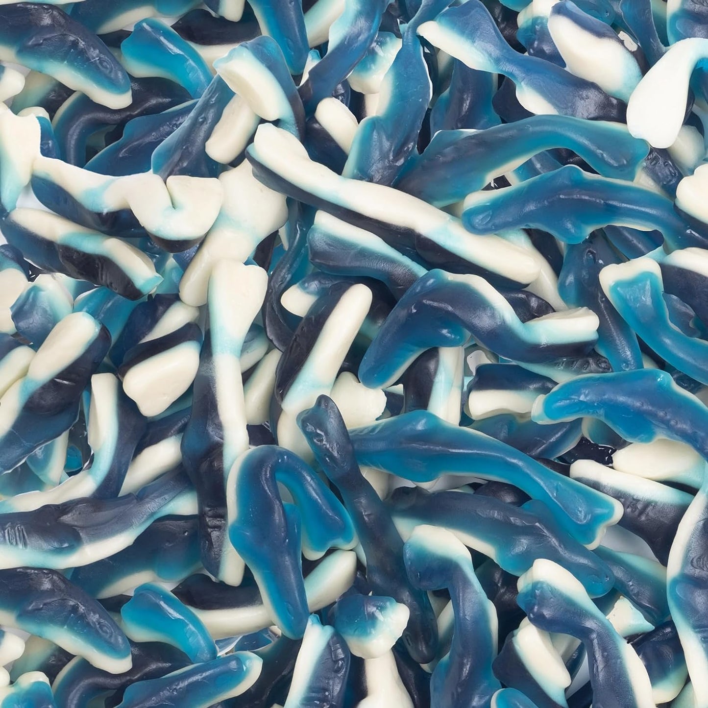 Candy Break Blue Sharks Gummies - 4 Oz Bags (Pack of 12)