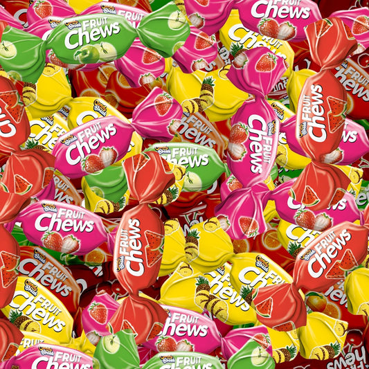 Candy Break Fruit Chews with Assorted Fruit Flavored Filling - 2.2 lbs Bag