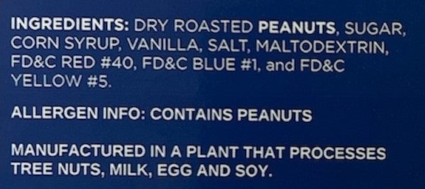 Bronco Burnt Peanuts Candy Tub - 17 Ounces