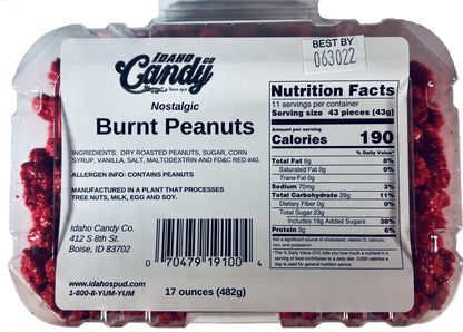 Tub Burnt Peanuts Candy - 17 Ounces