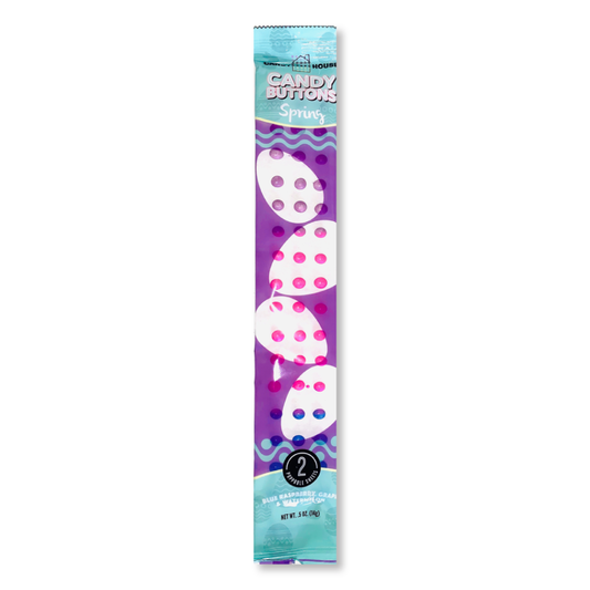 Spring Candy House Candy Buttons